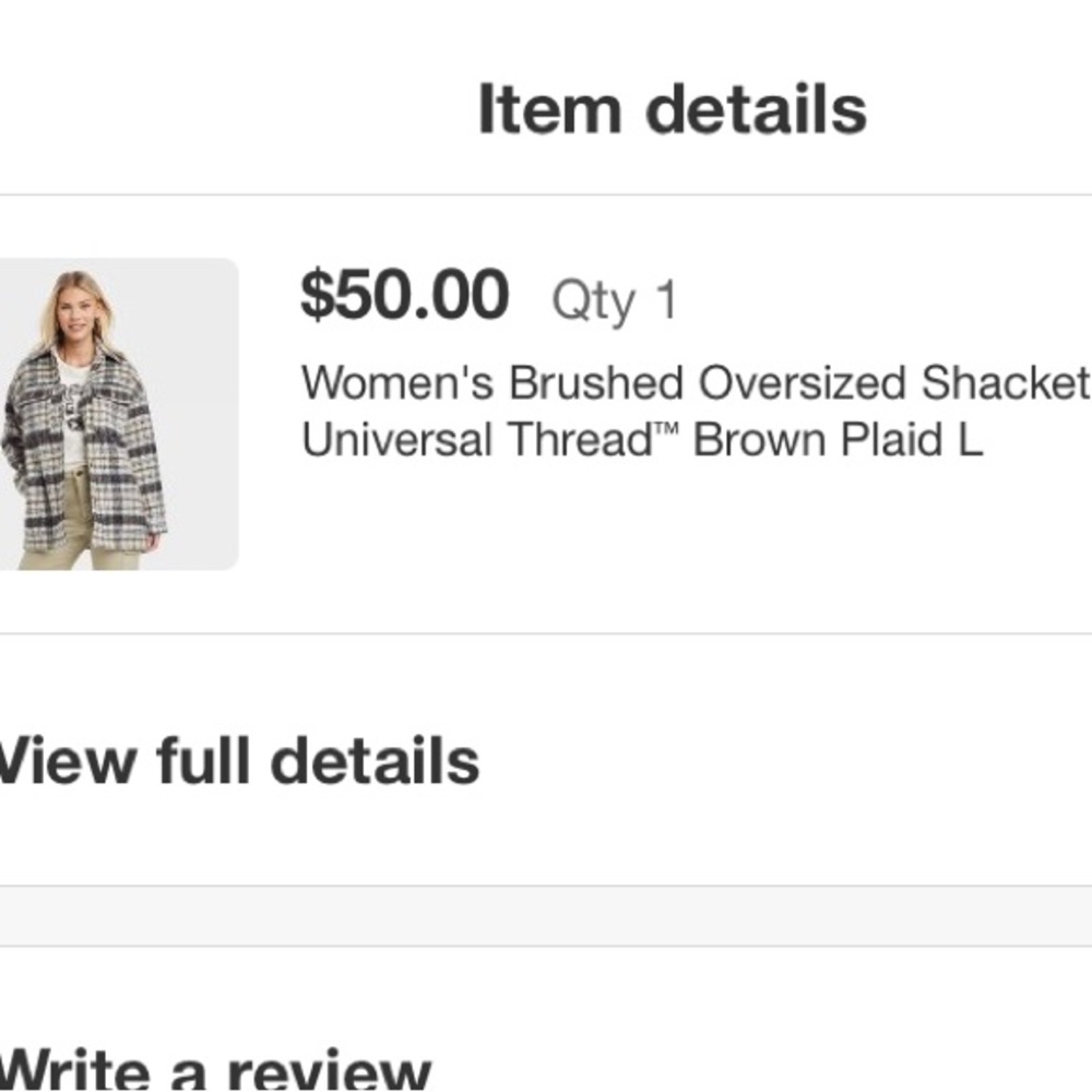 Universal Thread Brown Plaid Shacket - image 4